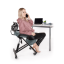 Ergonomická kľačka RUFUS – sivá látka