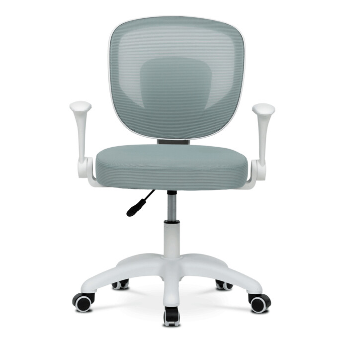 Detská výškovo nastaviteľná stolička AERO – zelená sieťovina Autronic