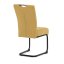 Štýlová žltá jedálenská stolička NIKA s látkou Autronic
