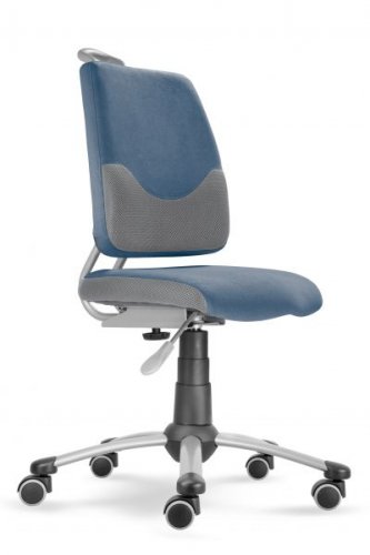 Rostoucí dětská židle na kolečkách Mayer ACTIKID A3 SMILE  – bez područek - Čalounění Mayer A3: Aquaclean modrá 2428 A3 52