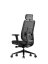 Kancelářská ergonomická židle K42  SP – síť/ čalouněná, černá