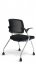 Konferenční židle na kolečkách Bestuhl U20 BLACK — více barev, stohovatelná - Barevné provedení U20 BLACK: Zelená