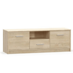 TV stolek TEYO — 123x38x42, dub sonoma Kondela
