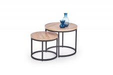 Set konferenčných stolíkov OREO - san remo / čierna