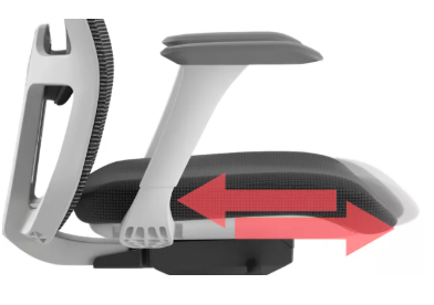 Ergonomická kancelárska stolička WISDOM s opierkou hlavy — sieťovina, sivý plast, nosnosť 120 kg, tmavo sivá Mercury star