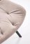 Elegantné Béžové Kreslo BECKY s otočnou funkciou Halmar