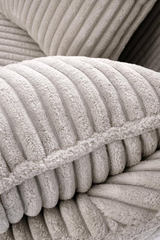 Relaxačné otočné kreslo MERRY 2 — oceľ, menčestrová látka, viac farieb - Farebné varianty MERRY 2: Krémová