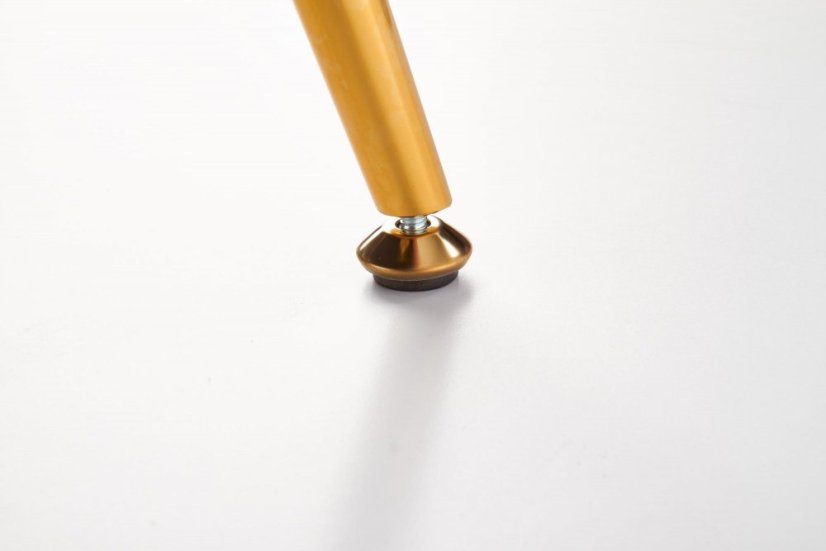 Designové křeslo AMORINITO — kov, zelená látka Halmar