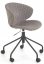 Designová kancelářská židle DANTE –⁠ látka, šedá