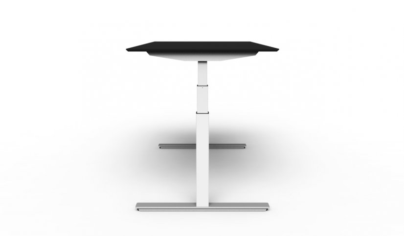 Elektricky výškově stavitelný stůl ADJUSTME – rozměry na míru, více barev desky - Rozměry desky: Bez desky