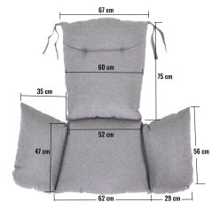 poduška na závěsné křeslo BOGOTA