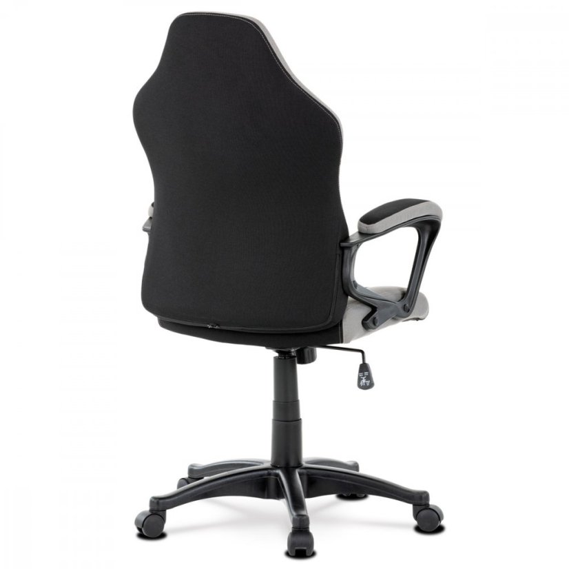 Herní křeslo L611 – látka, šedá / černá / modrá Autronic