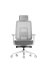 Ergonomická kancelárska stolička K42 WHITE SP – sieť/čalúnená, sivá