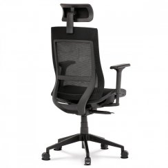Kancelárska ergonomická stolička VEGA - sieťovina, čierna