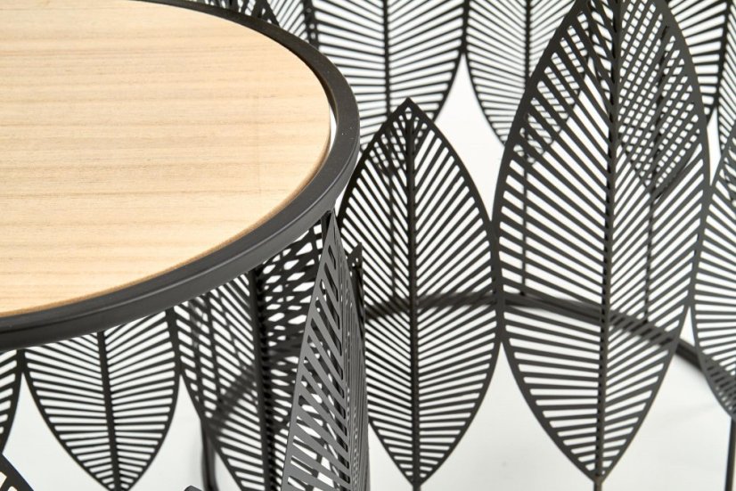 Súprava konferenčných stolíkov FOLLA - MDF, oceľ