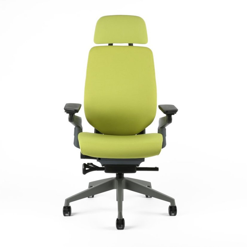 Kancelárska ergonomická stolička KARME — viac farieb, s podhlavníkom a podrúčkami