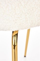 Jídelní židle FREMONT –? látka, krémová Halmar