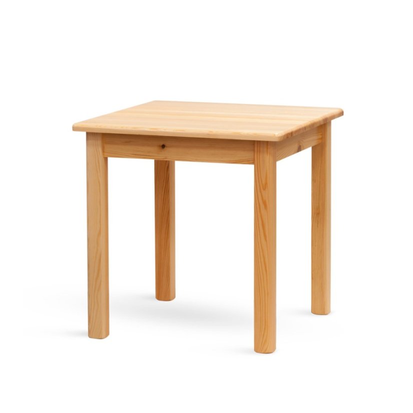 Jídelní stůl PINO Basic – masivní borovice, různé rozměry Stima - Délka stolu: 75, Vnitřní délka: 55, Vnitřní šíře: 55, Šíře stolu: 75