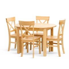 Jídelní oválný stůl PINO z borovicového masivu – více velikostí Stima