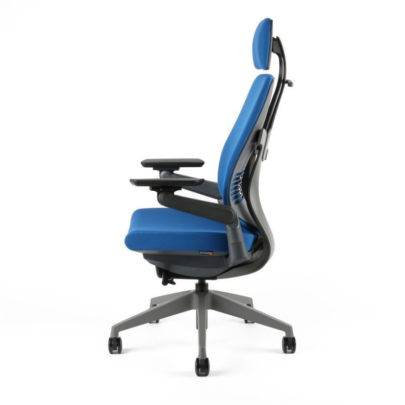Kancelárska ergonomická stolička KARME — viac farieb, s podhlavníkom a podrúčkami