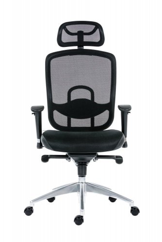 Kancelářská ergonomická židle Antares OKLAHOMA PDH — více barev, nosnost 130 kg - Barevné provedení OKLAHOMA: Černá