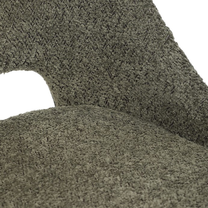 Moderní zelená jídelní židle RINA Autronic s nerezovými nohami