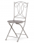 Zahradní židle s mozaikou LUNGI 2 ks — kov,  šedý lak