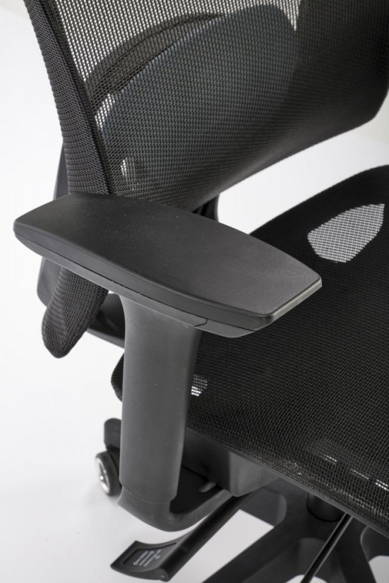 Kancelárska ergonomická stolička GOLIAT — sieť, čierna