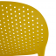 Plastová židle FEDRA – stohovatelná, více barev - FEDRA: Černá