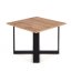 Konferenční stolek CROSS — dub wotan / černá