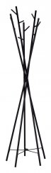 Stojanový věšák AMBON –⁠ 180 cm, kov, černá