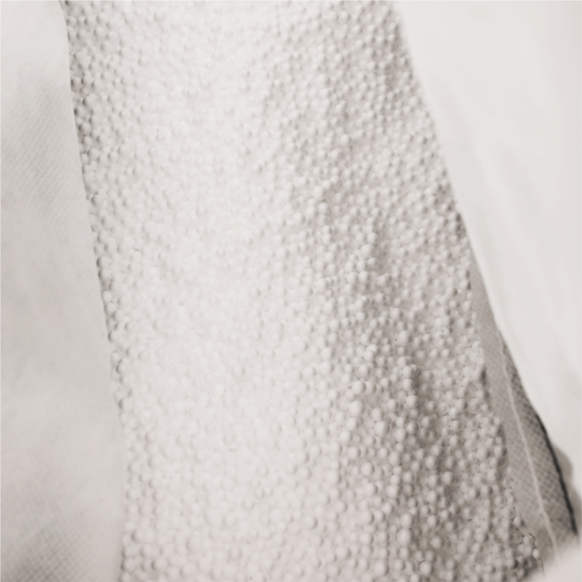 vonkajšie sedací vak BADYL - 140x180, látka, sivá