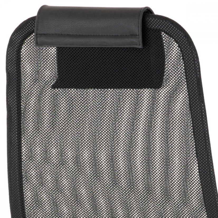 Kancelářské křeslo SWEET – látka, síť, černá Autronic