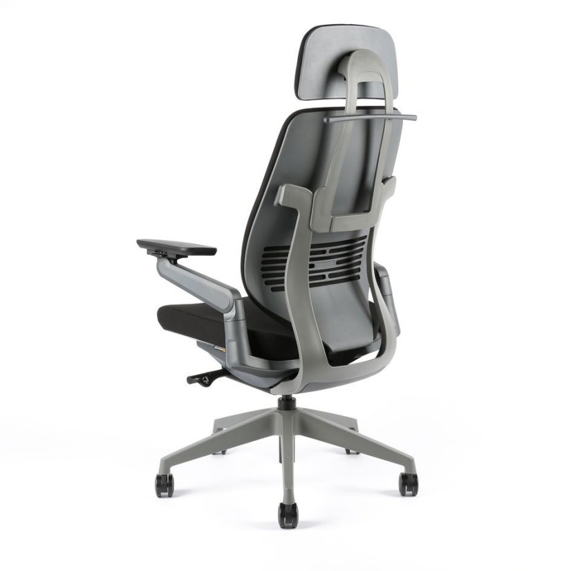 Kancelárska ergonomická stolička KARME — viac farieb, s podhlavníkom a podrúčkami