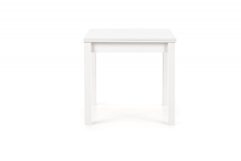 Jídelní rozkládací stůl GRACJAN - 80x80+80, MDF, bílá Halmar