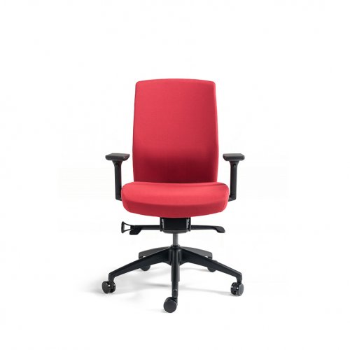 Kancelářská ergonomická židle BESTUHL J2 BP — více barev, bez podhlavníku