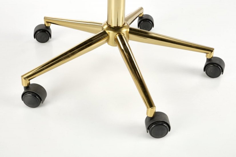 Kancelárska otočná stolička TIMOTEO — kov, látka, sivá