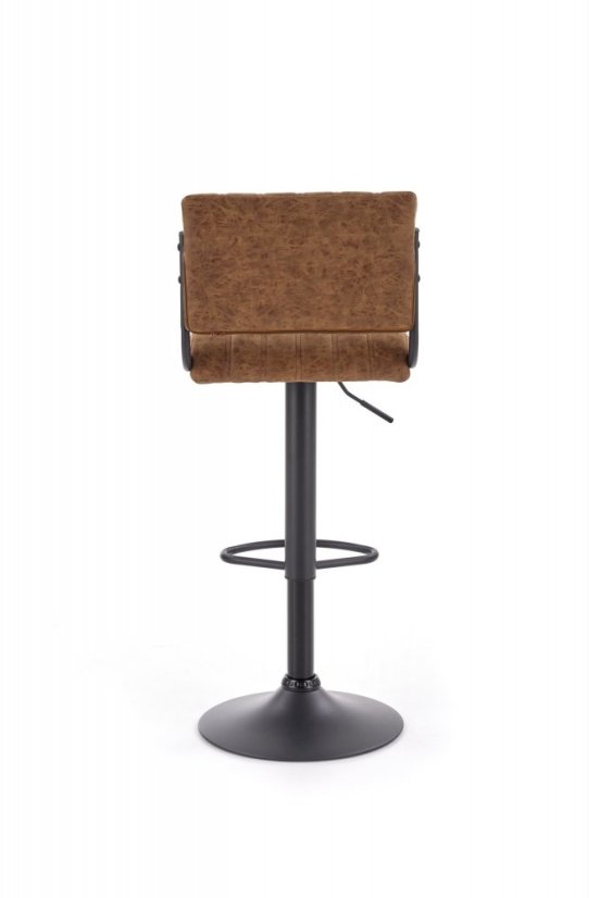 Barová židle SUSI  – ekokůže, hnědá Halmar