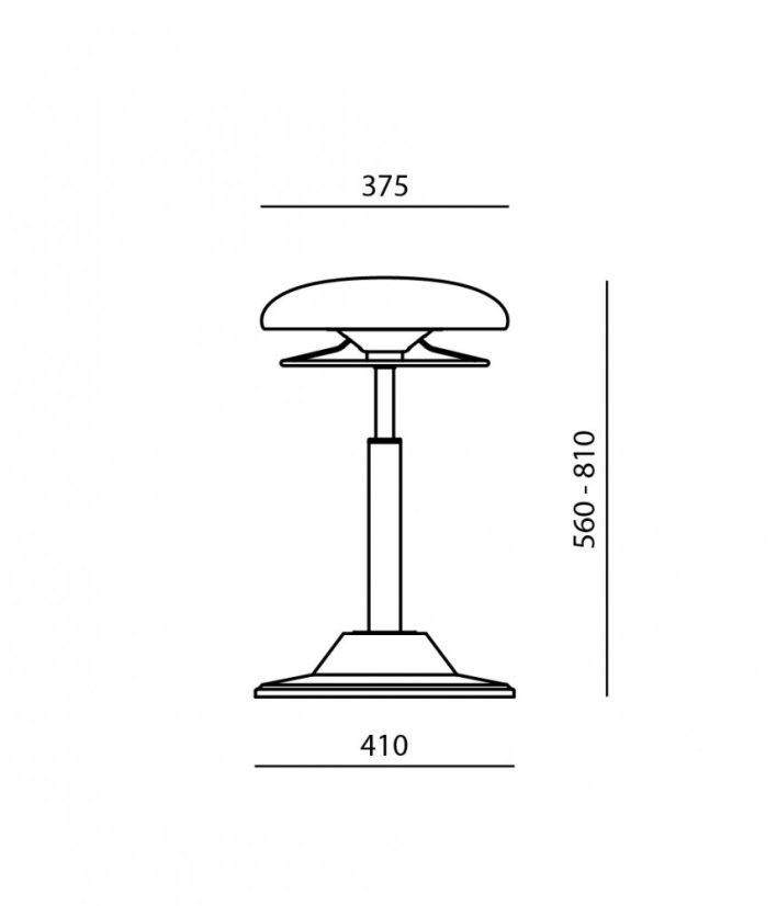Balančný taburet Antares HOLA - ACTIVE SEATING — viac farieb