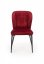 Jedálenská stolička MANNY – zamat, viac farieb - Čalúnenie MANNY: Červená