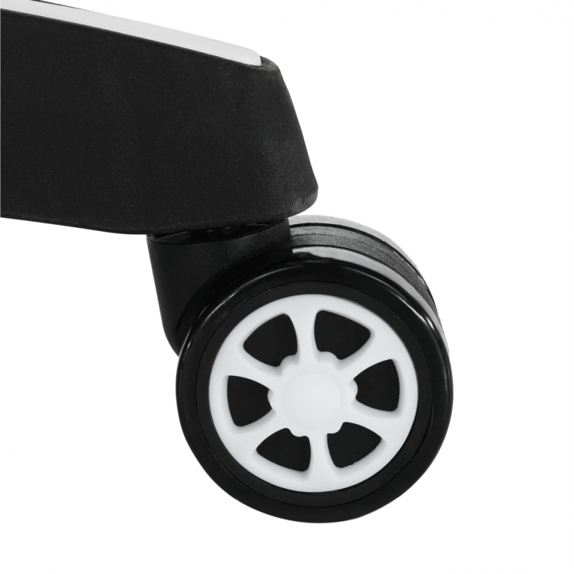 Herní židle PINKY – ekokůže, plast, bílá / růžová / černá Kondela