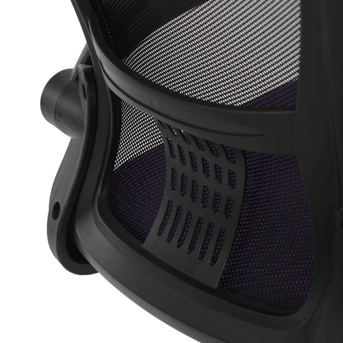 Dětská židle NINA – fialová síťovina, houpací mechanismus Autronic