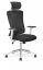 Kancelářská ergonomická židle ENRICO – látka, černá