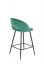 Barová židle LEO – samet, více barev - Čalounění LEO: Modrá