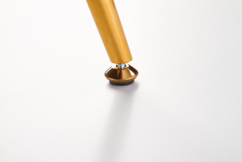 Designové křeslo AMORINITO — kov, růžová látka Halmar