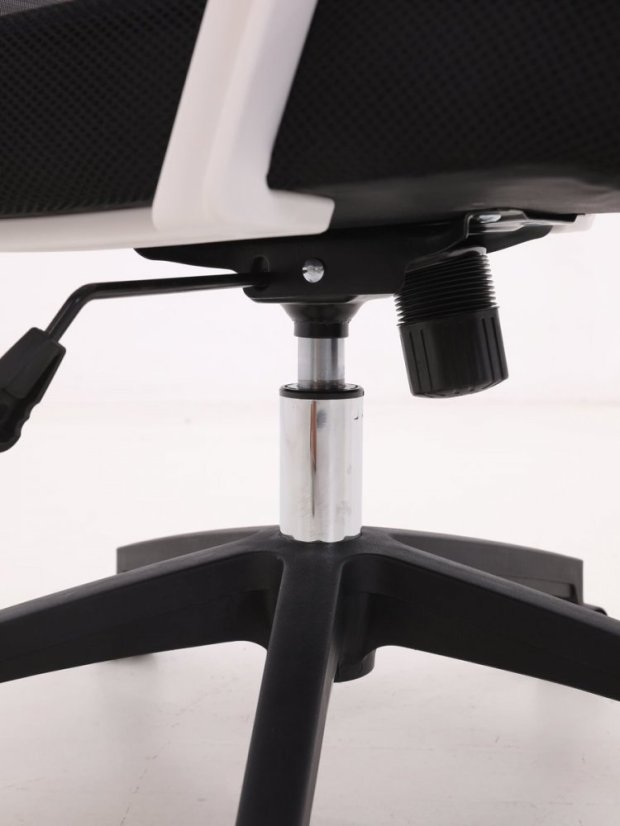 Kancelárska stolička DURANGO - sieťovina, šedá / biela