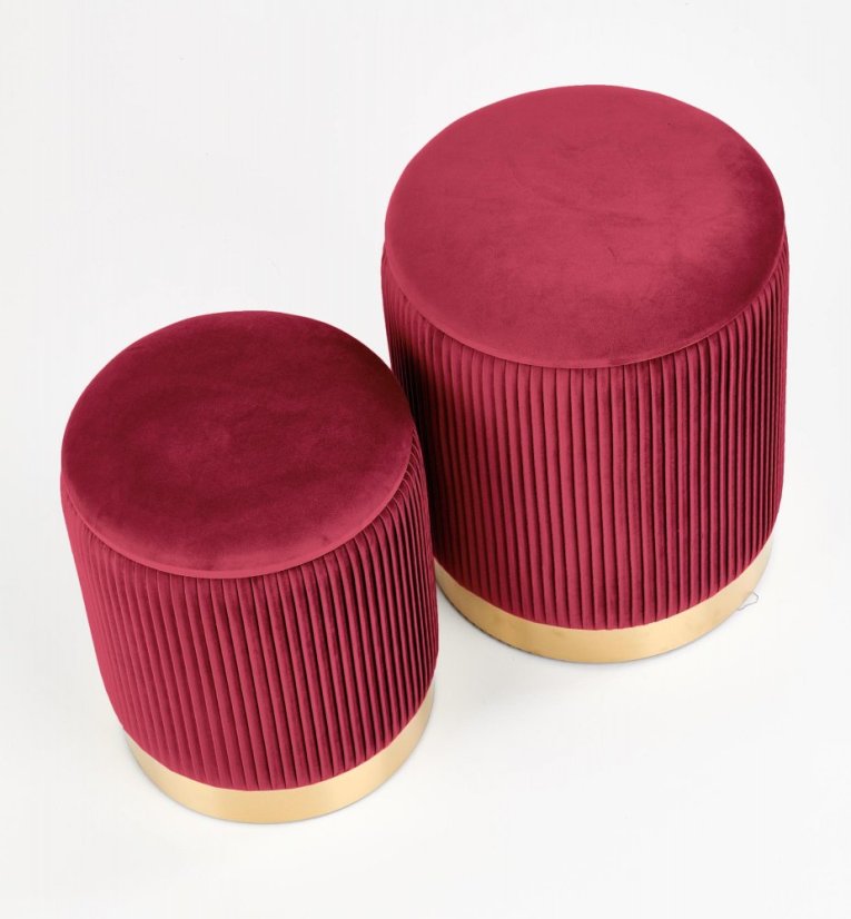 Set taburetov MONTY – zamat, kov, viac farieb