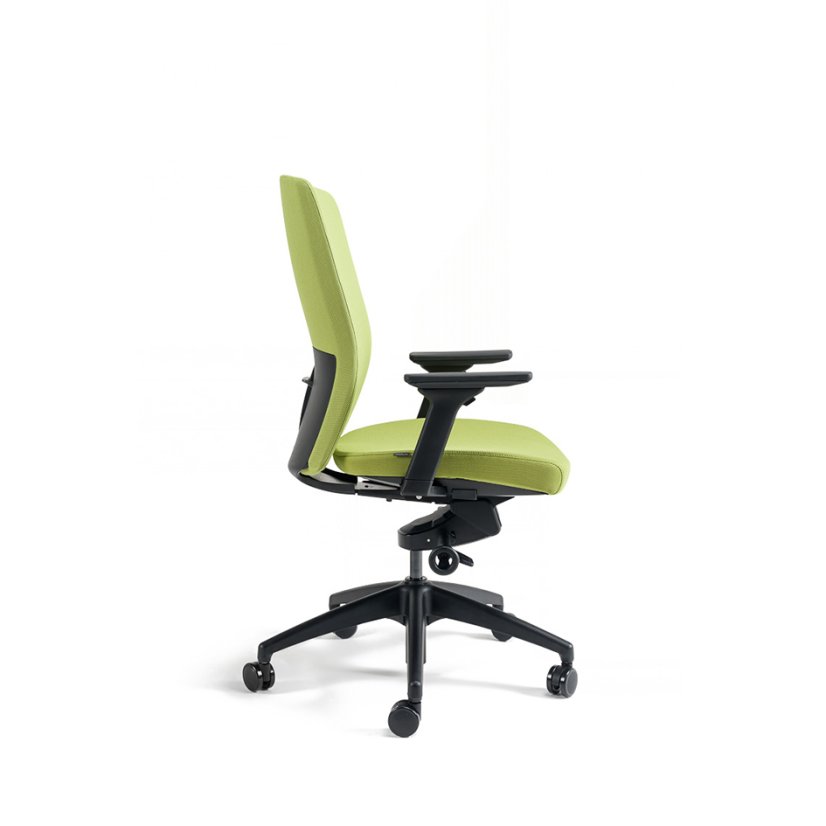 Kancelářská ergonomická židle BESTUHL J2 BP — více barev, bez podhlavníku