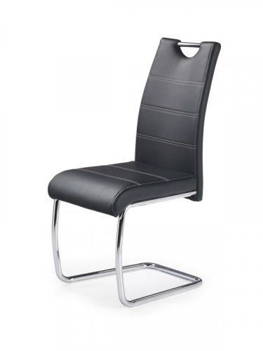 Jedálenská stolička MARSY –ekokoža, viac farieb - MARSY: Čierna
