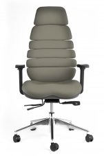 Kancelárska ergonomická stolička SPINE s podhlavníkom — látka, nosnosť 130 kg, viac farieb